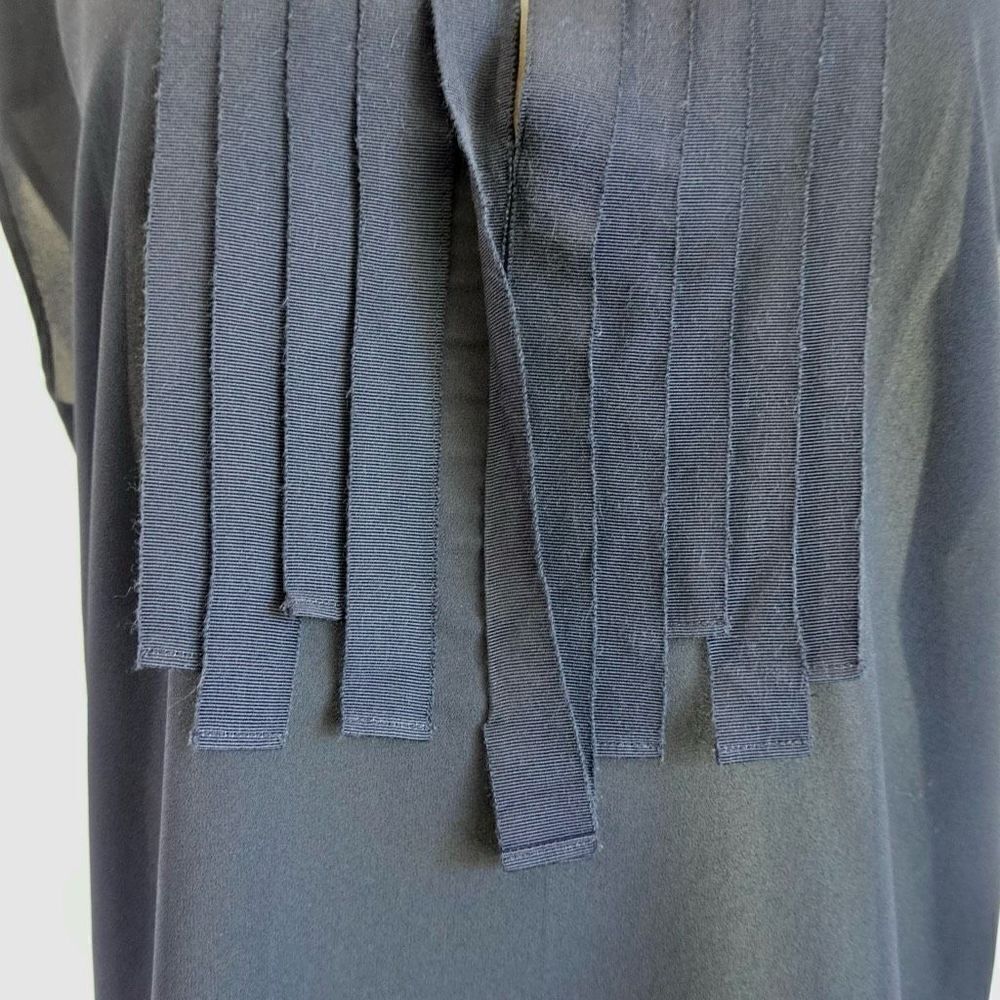 J. Crew Sheer Tank Top Navy Size 2 Neckline Detailing - Picture 10 of 10